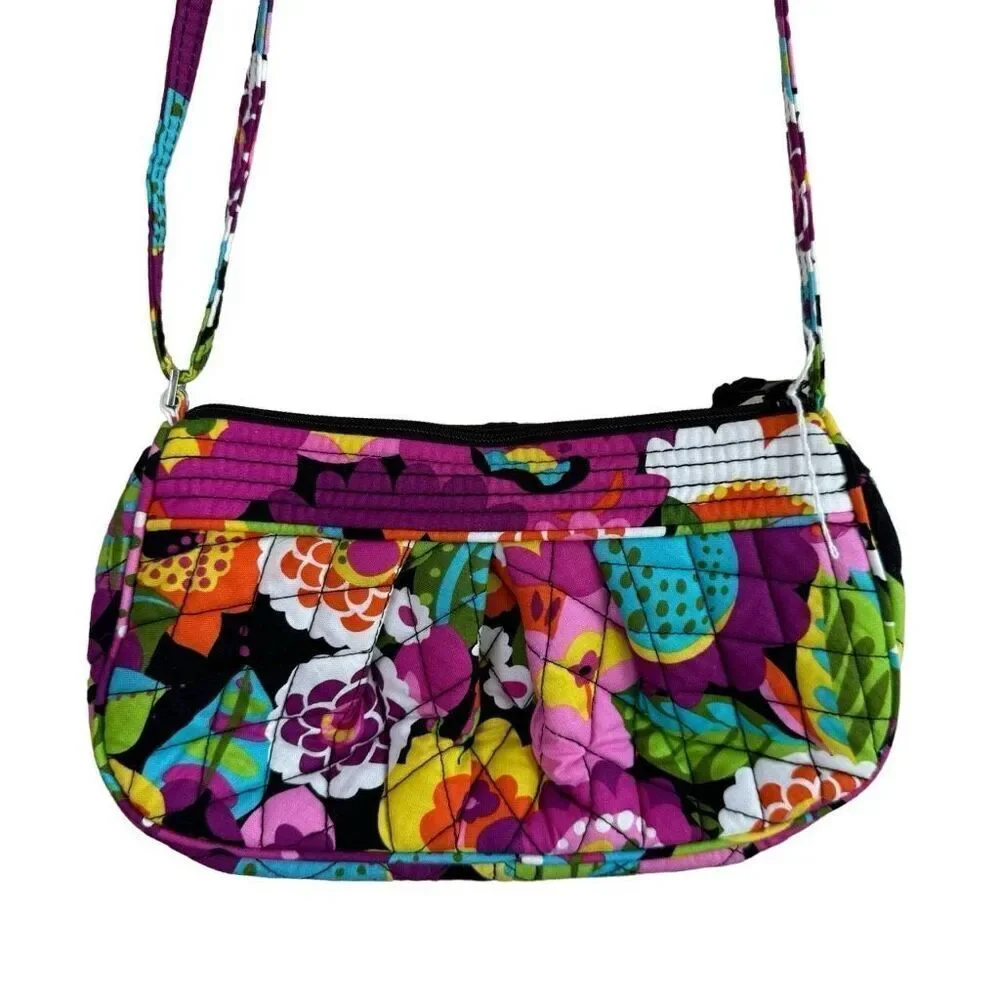 Vera Bradley Frannie Crossbody in Va Va Bloom NWOT‎ - Picture 3 of 8